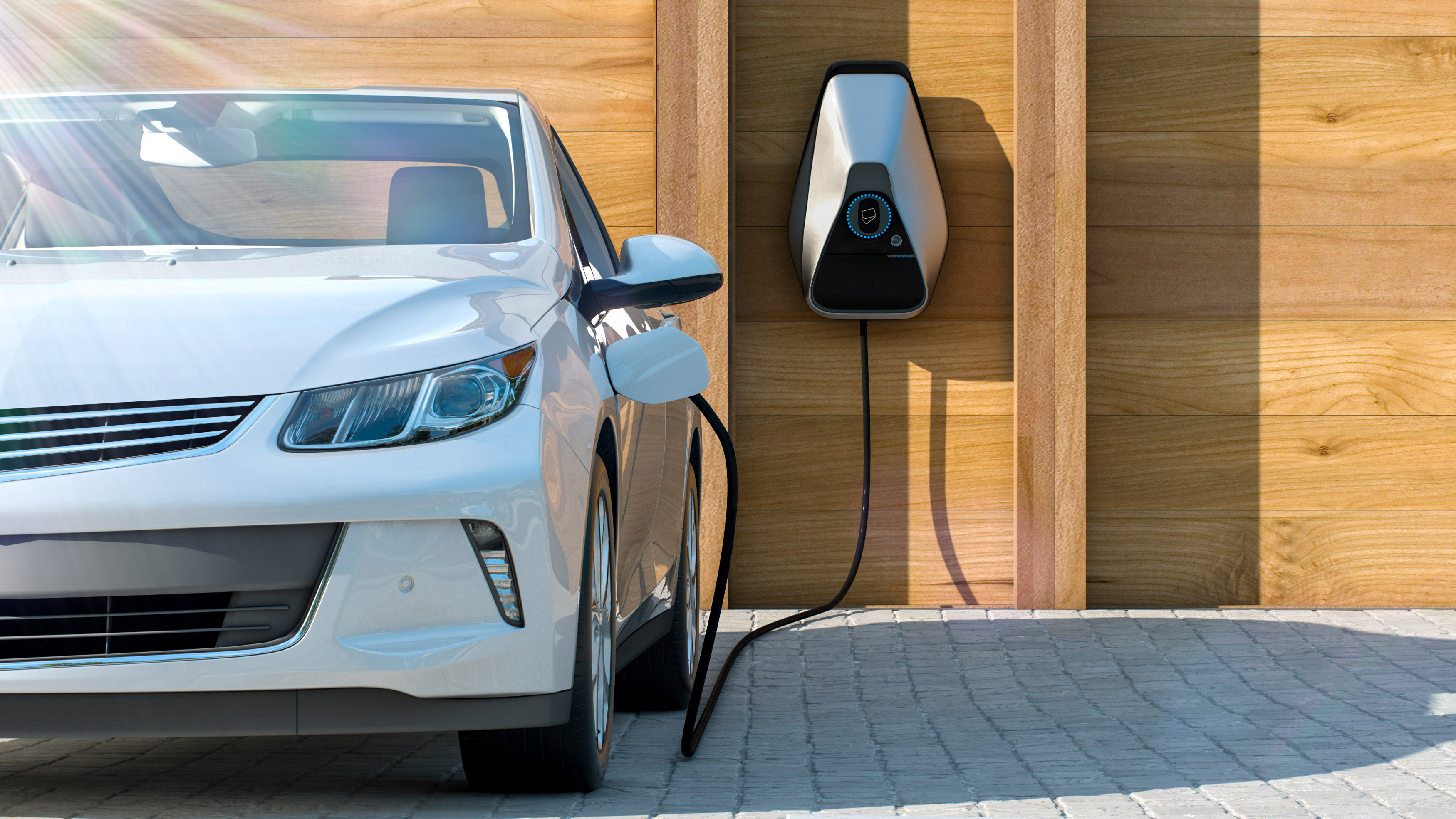 EV charging illustration